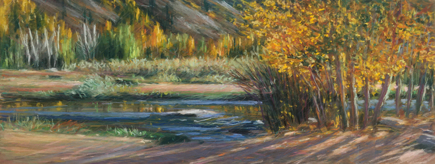 Bishop Canyon Stream Aspens